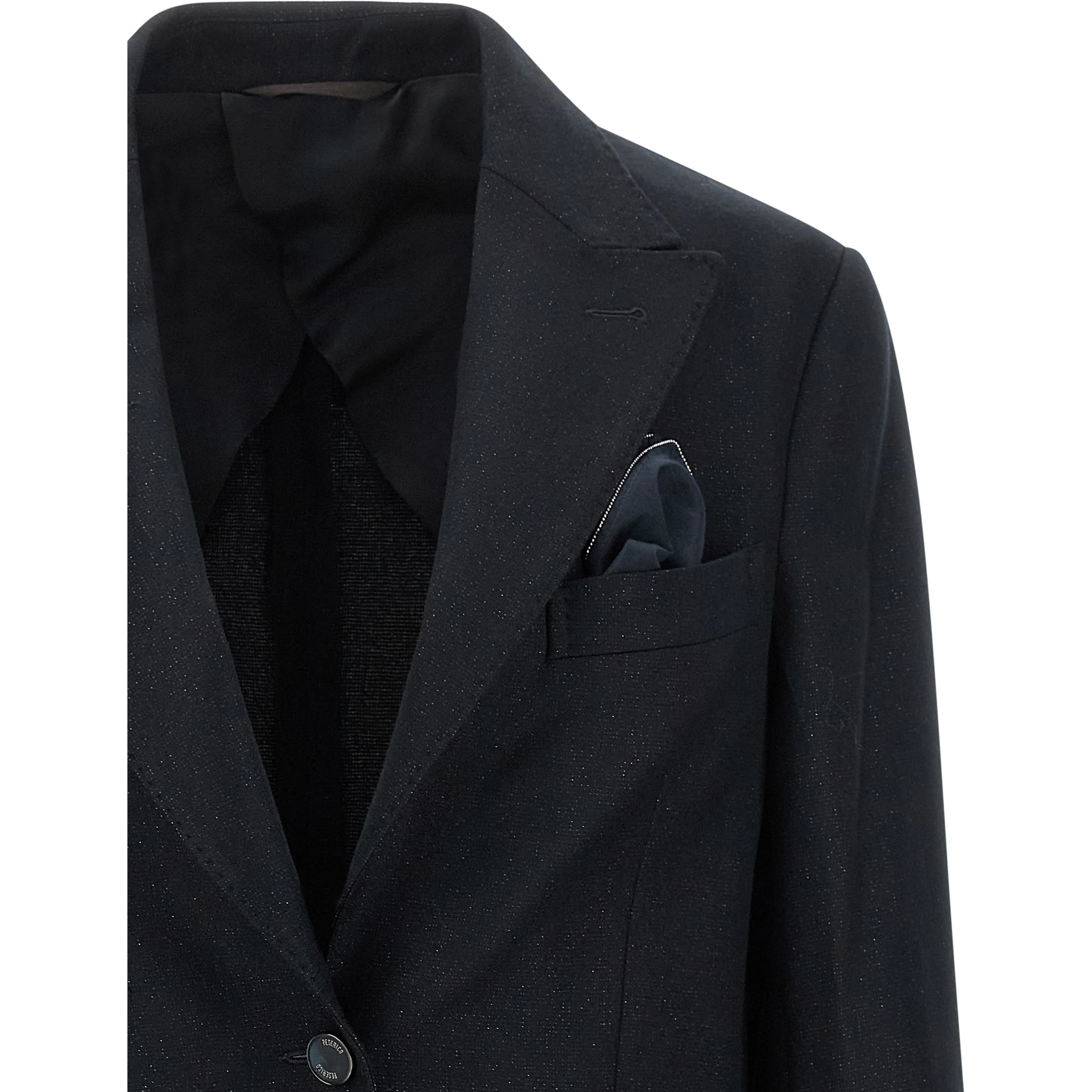Black Virgin Wool Blazer