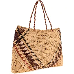 Multicolor Calfskin Tote Bag