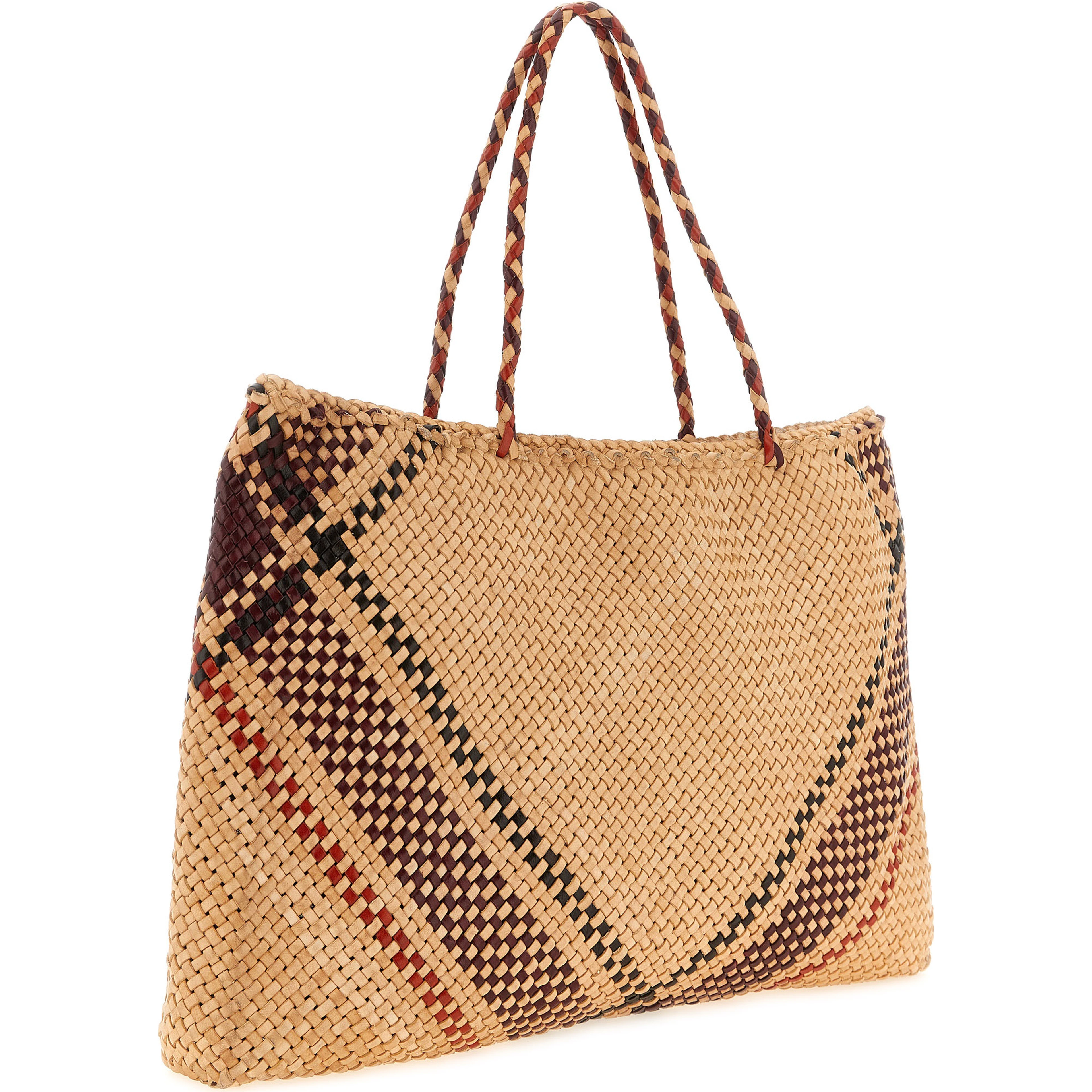 Multicolor Calfskin Tote Bag