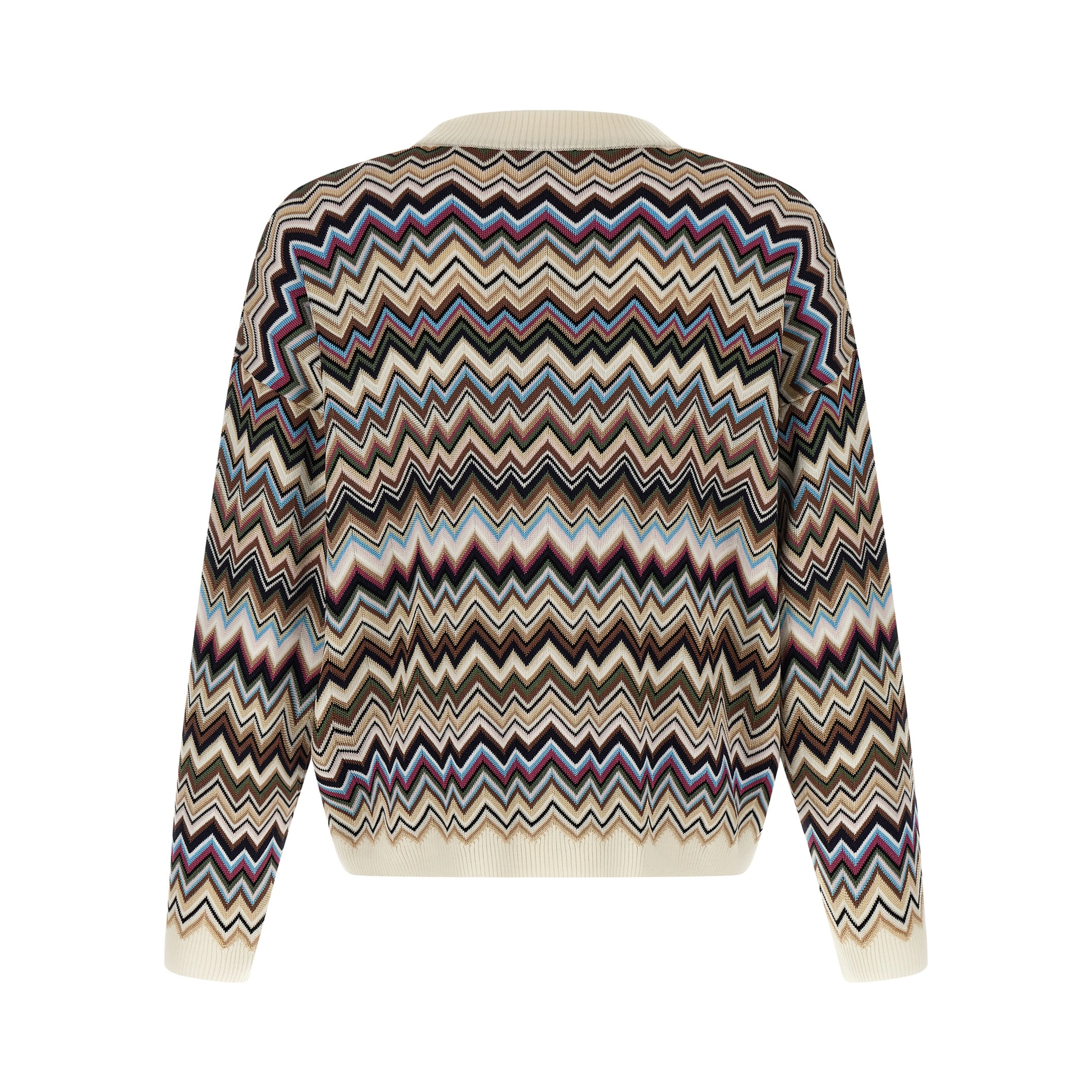 Multicolor Viscose Cardigan