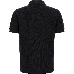 Bicolor Cotton Polo Shirt