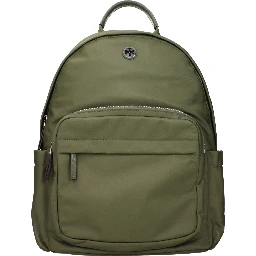 Green Nylon Backpack