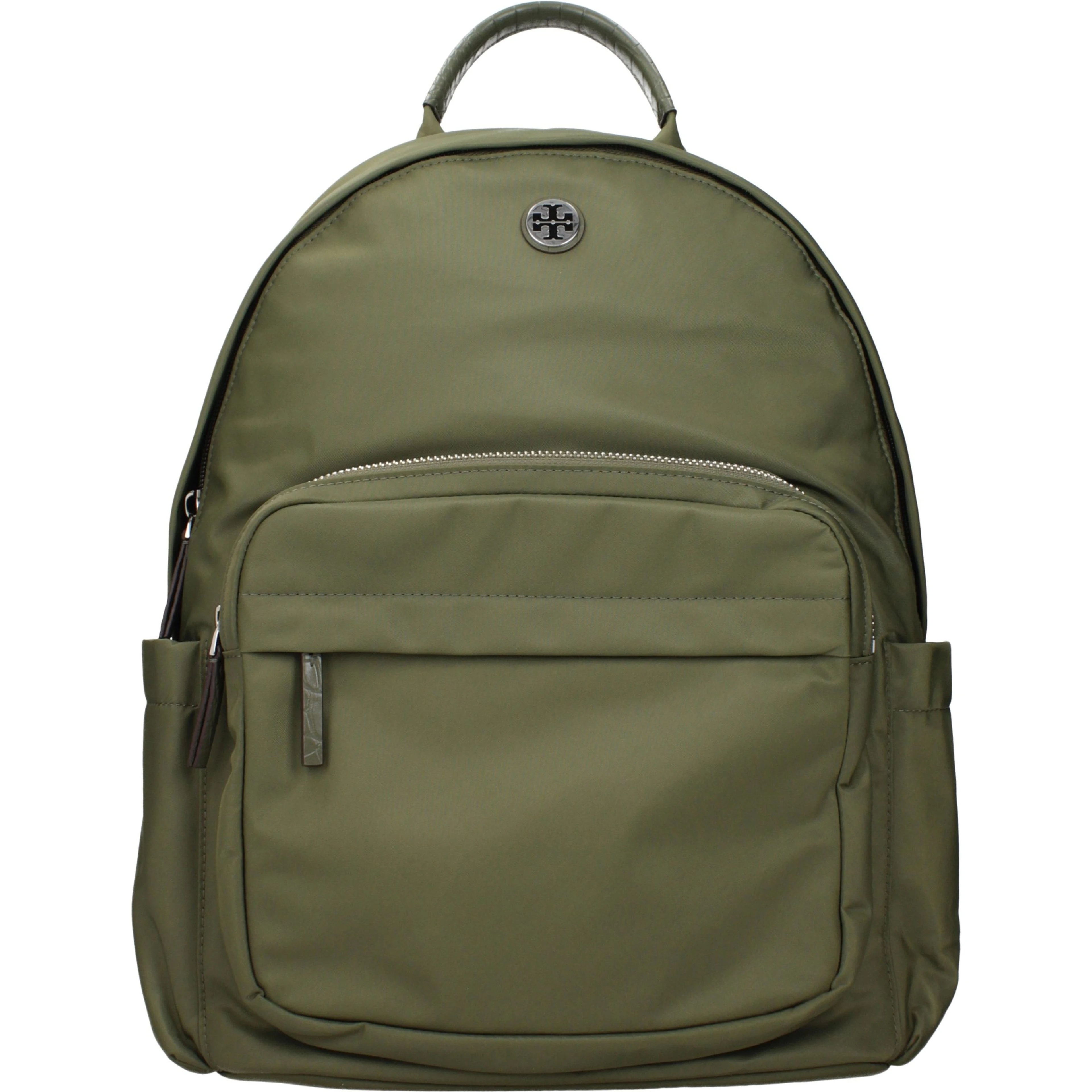Green Nylon Backpack