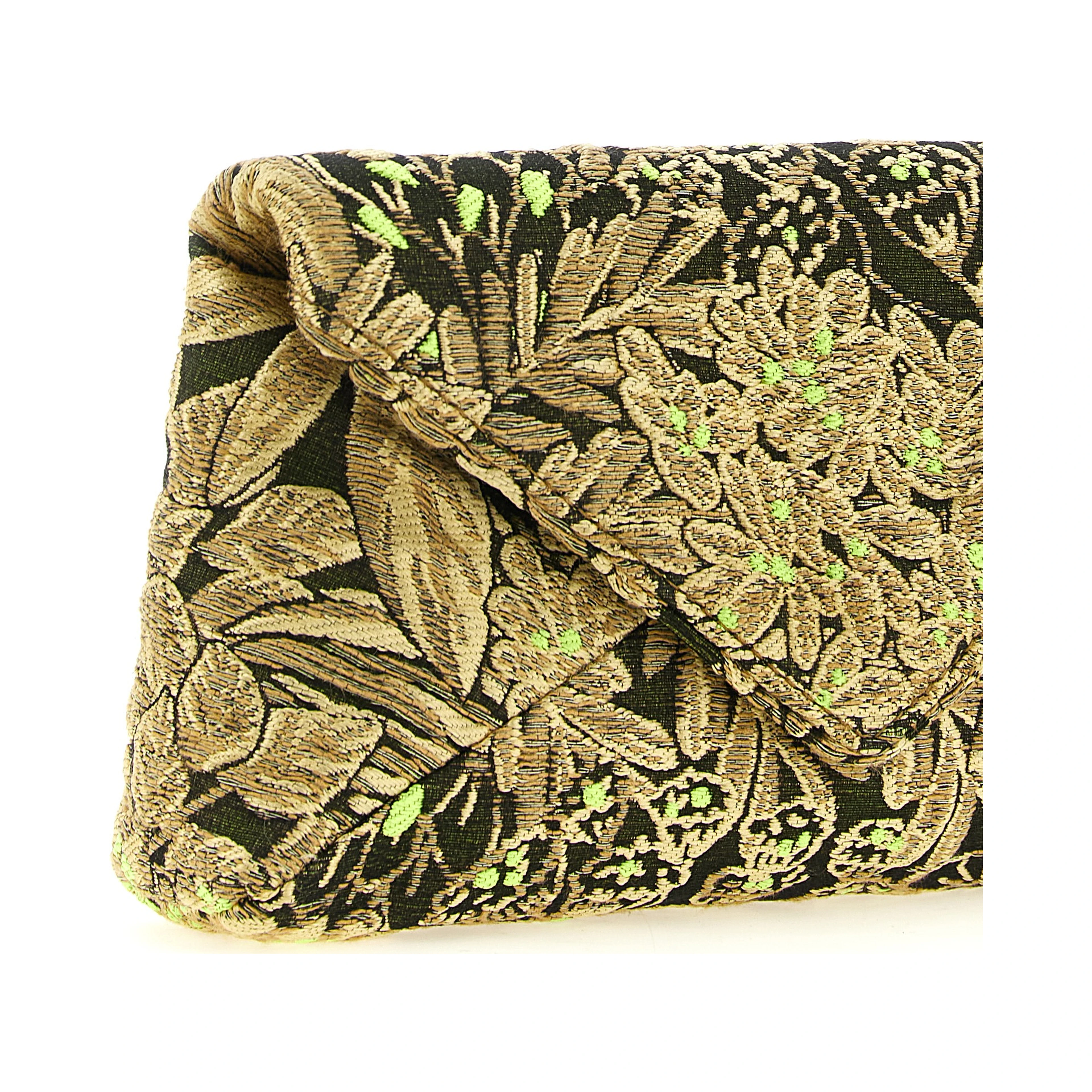 Multicolor Polyester Clutch Bag