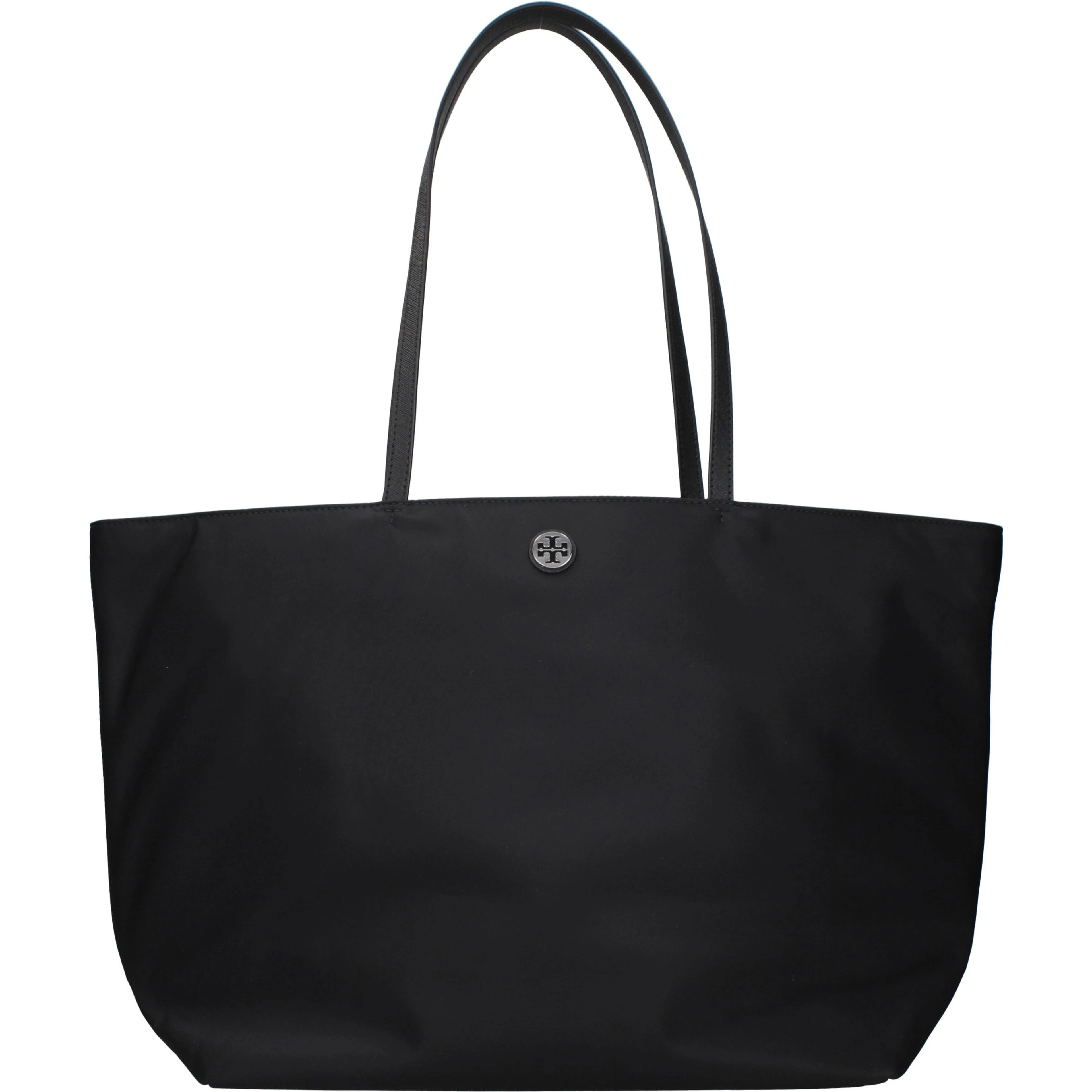 Black Fabric Shoulder Bag