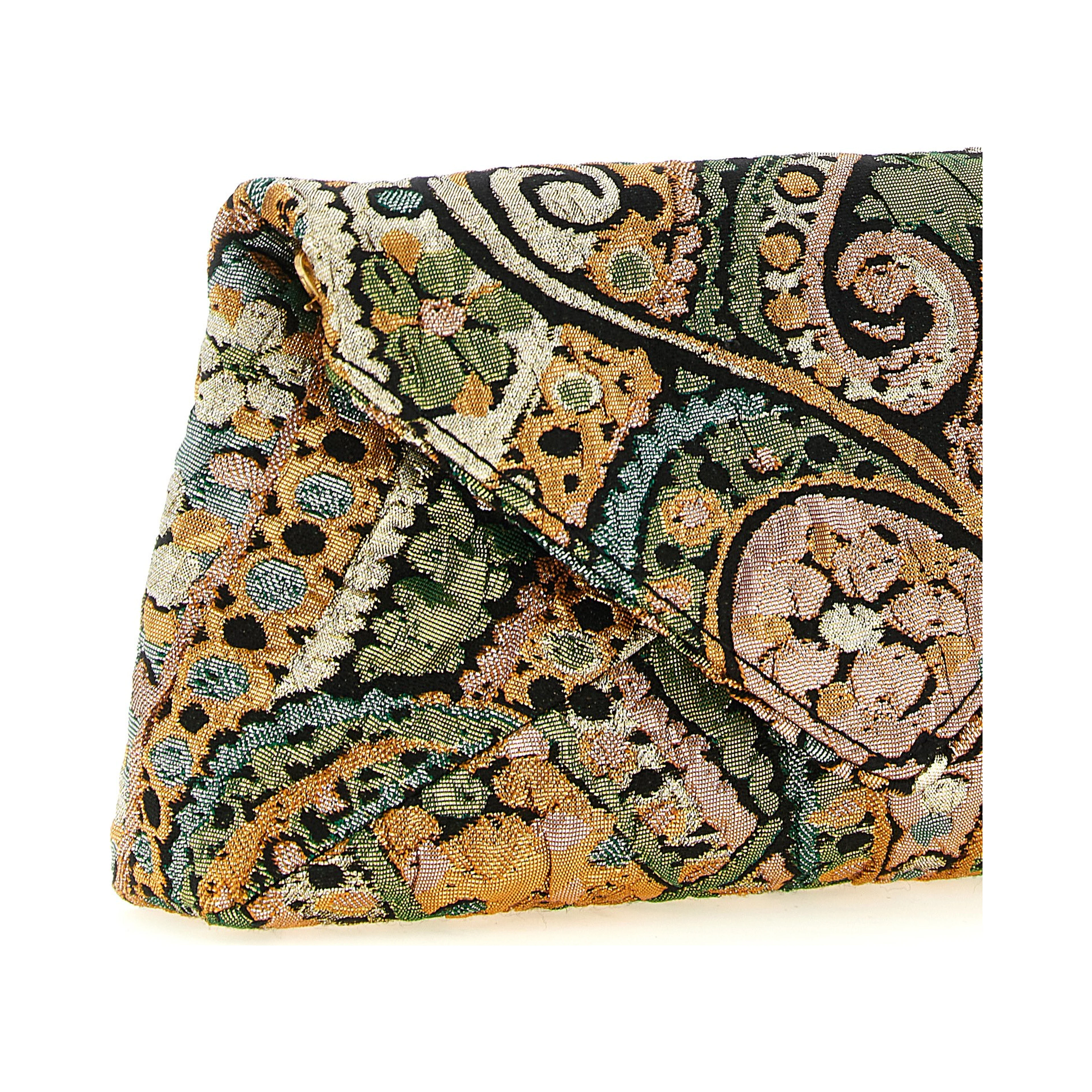 Multicolor Acetate Clutch Bag