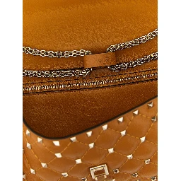 Orange Goatskin Shoulder Bag