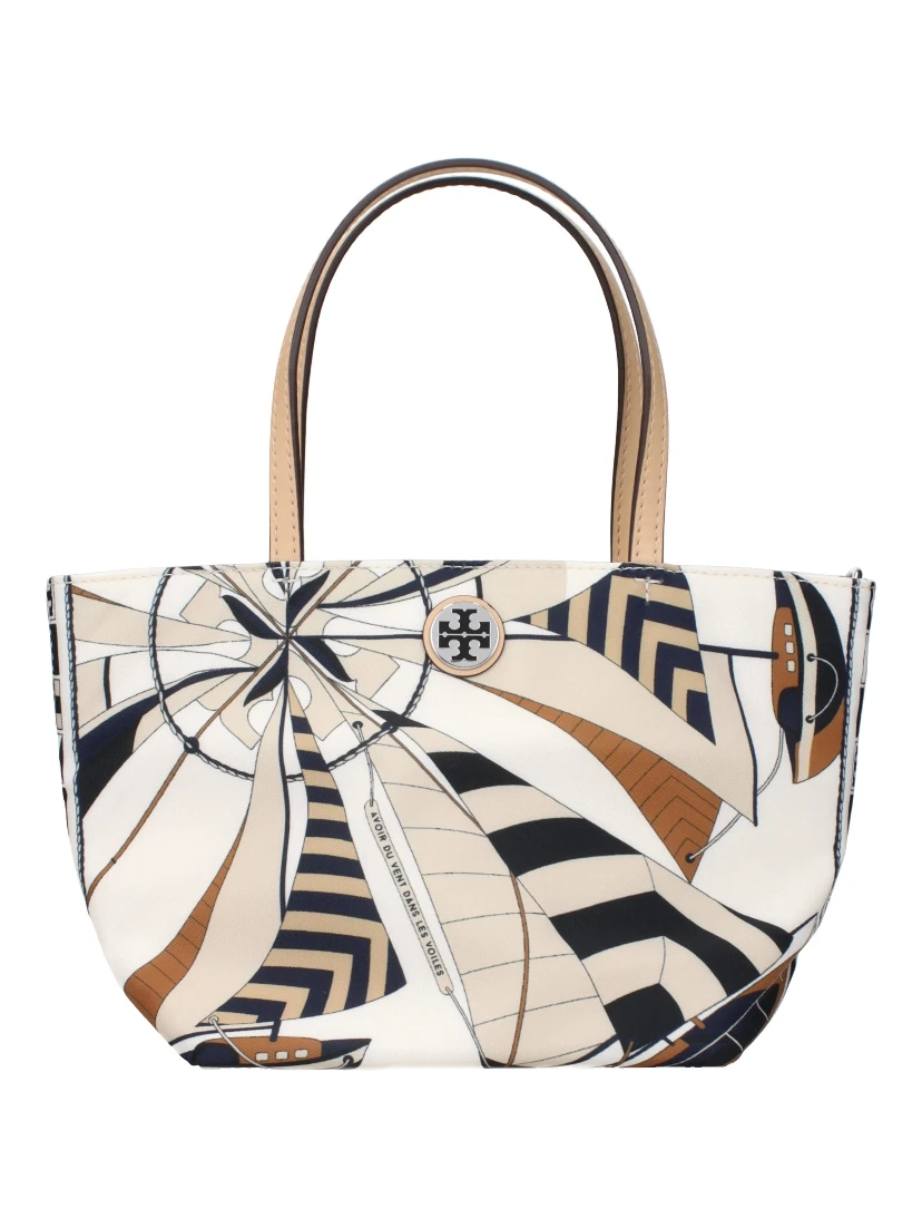Beige Nylon Handbag