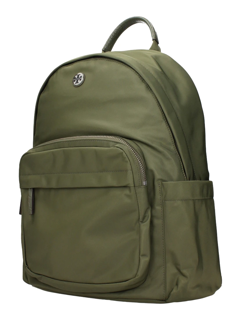 Green Nylon Backpack