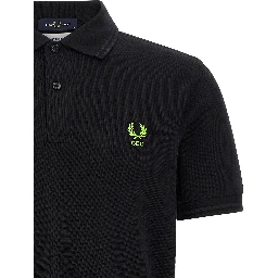Bicolor Cotton Polo Shirt