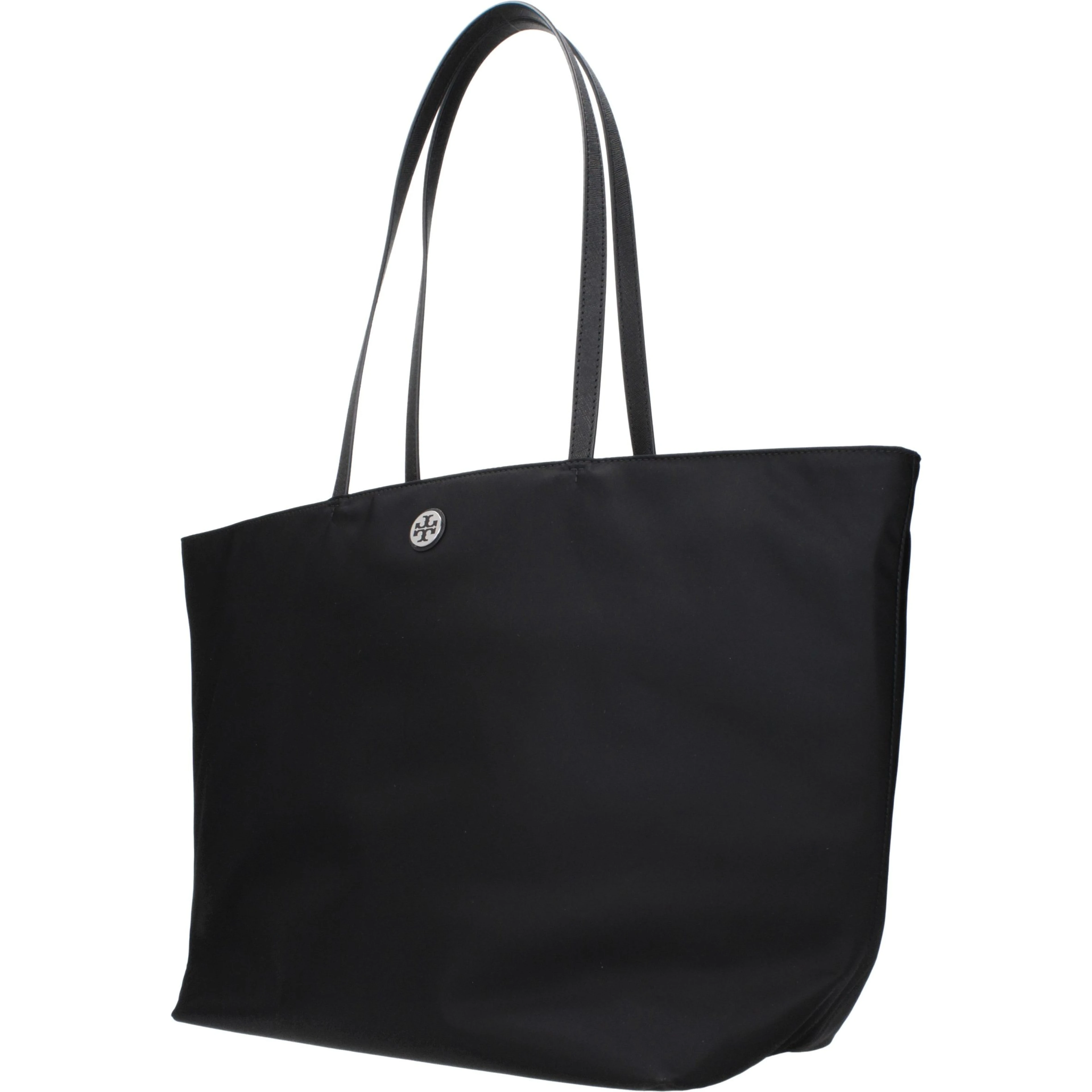 Black Fabric Shoulder Bag