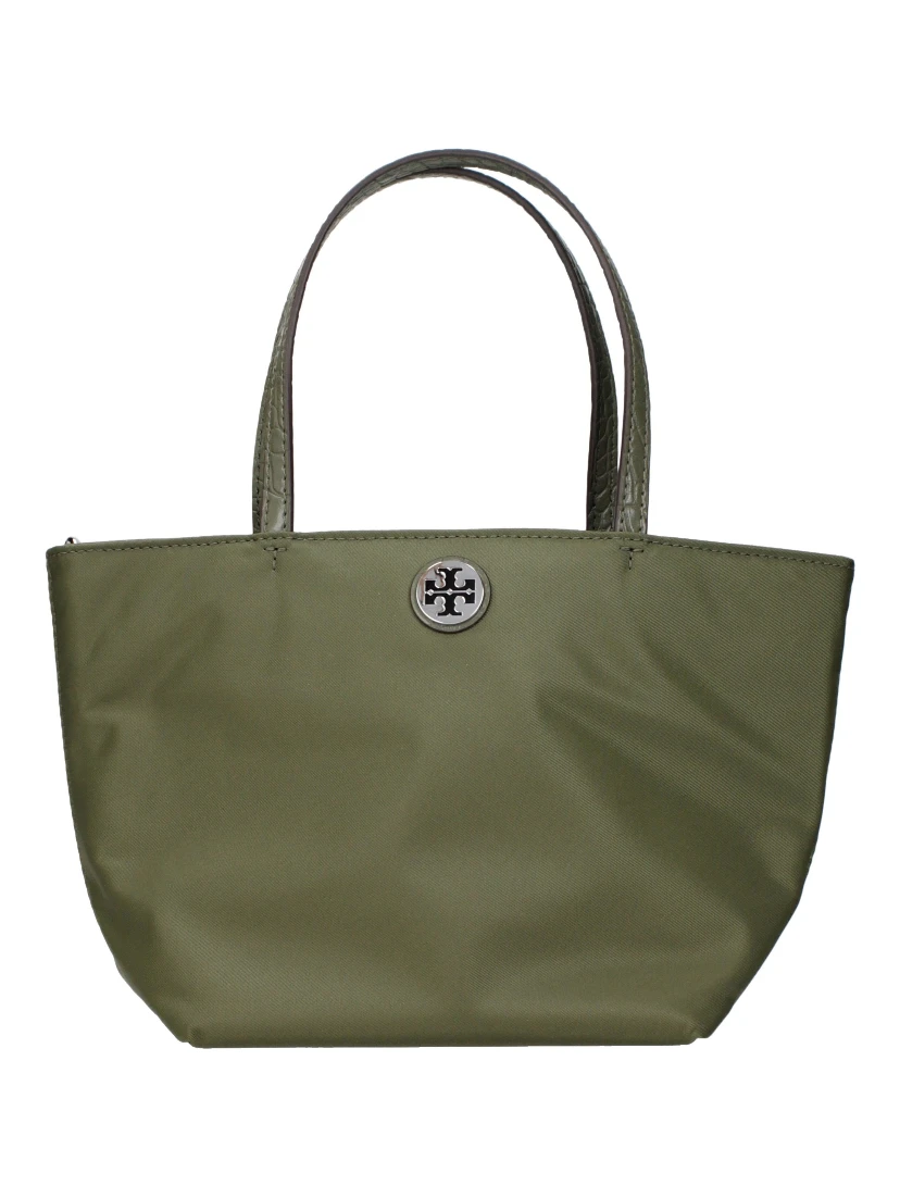 Green Nylon Handbag