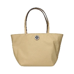 Beige Nylon Handbag