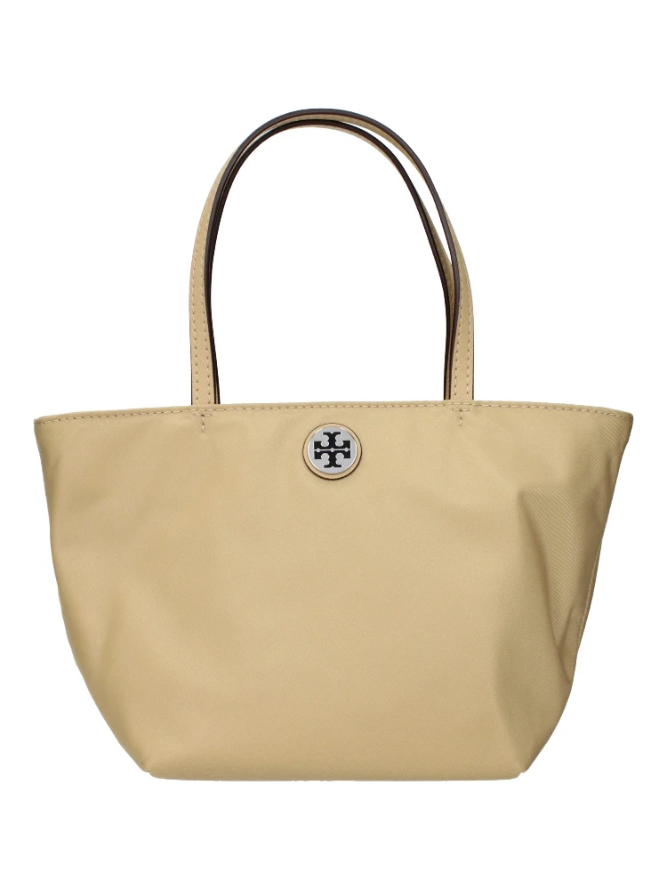 Beige Nylon Handbag