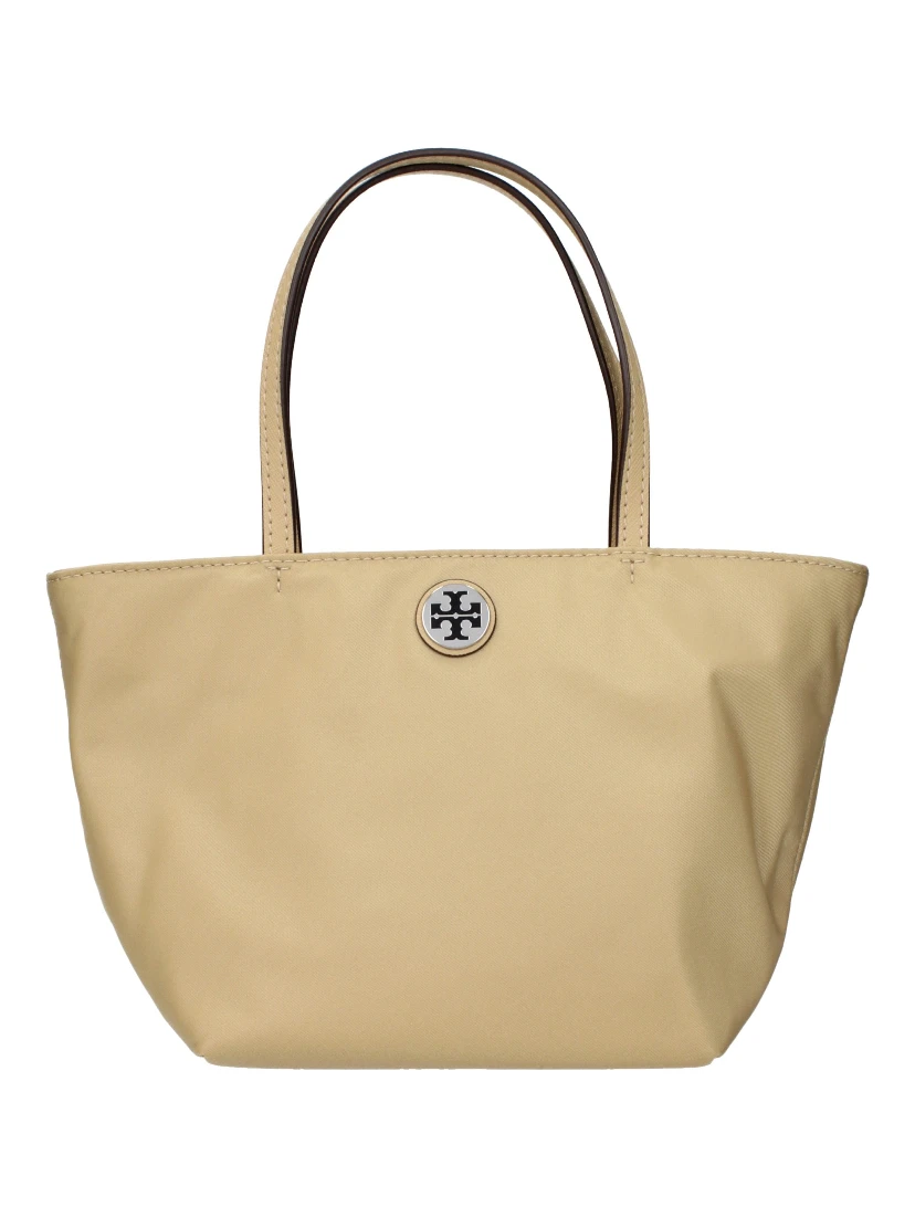 Beige Nylon Handbag