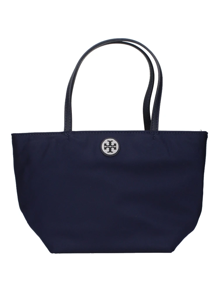 Blue Nylon Handbag