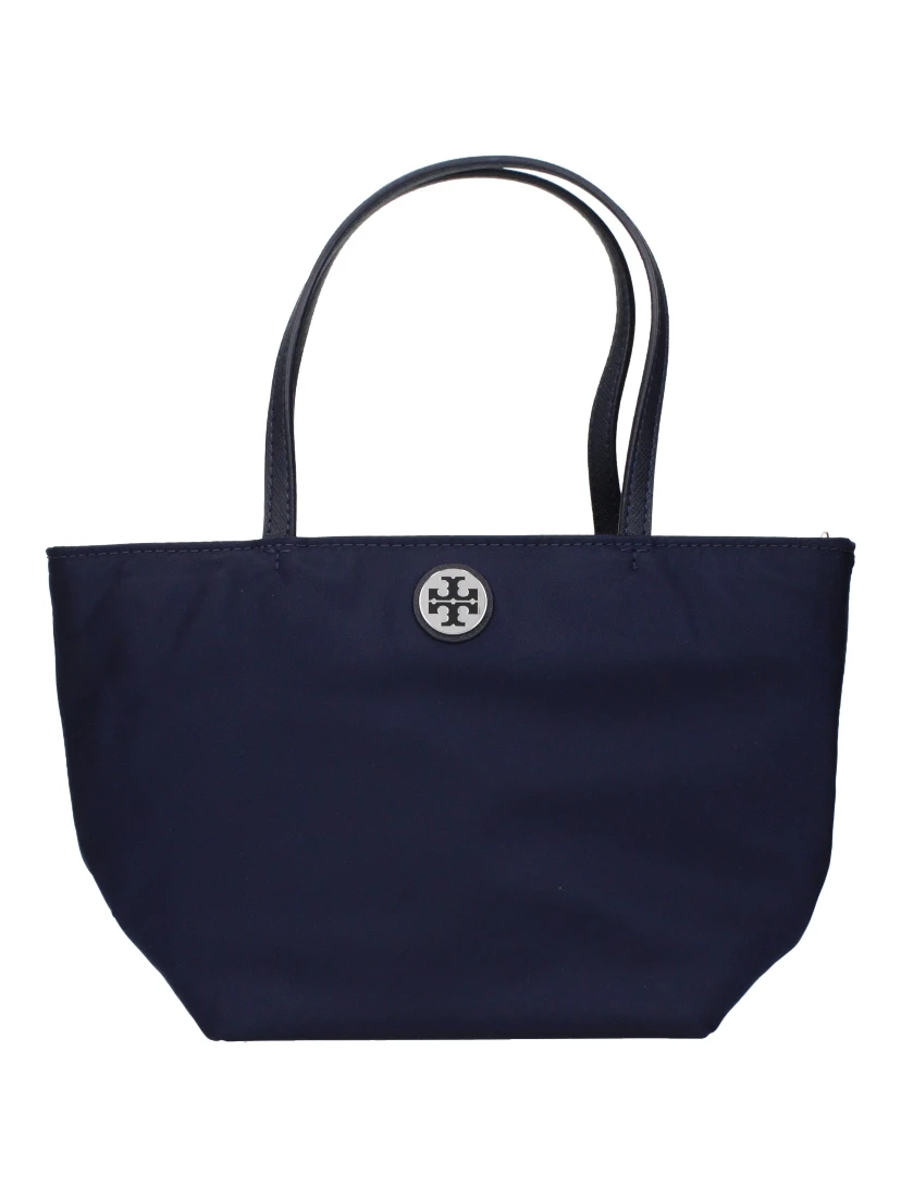 Blue Nylon Handbag