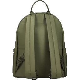 Green Nylon Backpack