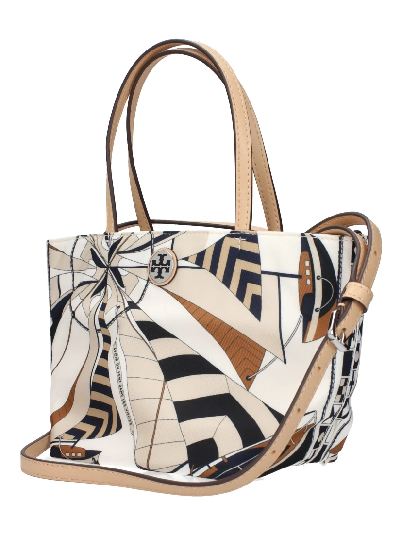 Beige Nylon Handbag