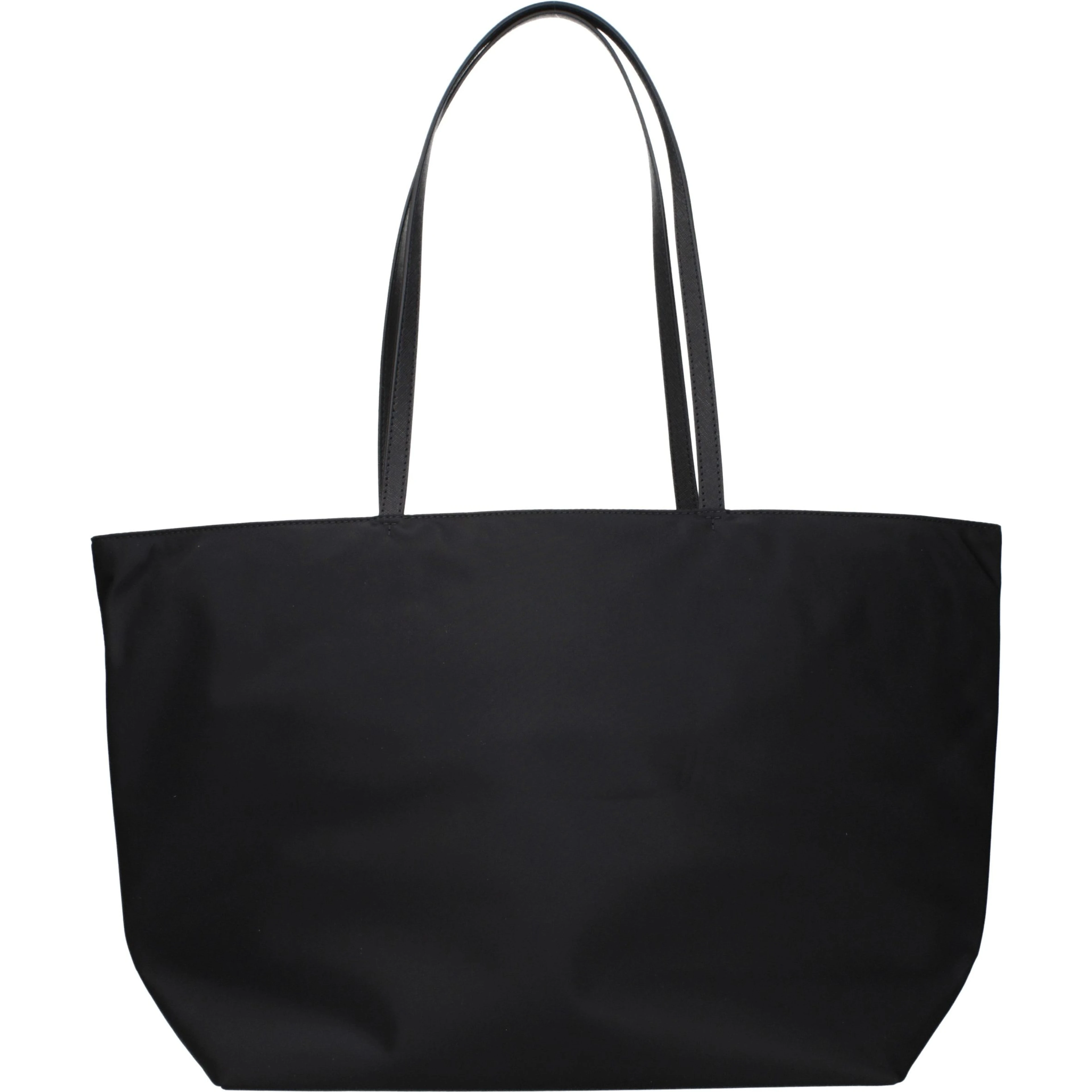 Black Fabric Shoulder Bag