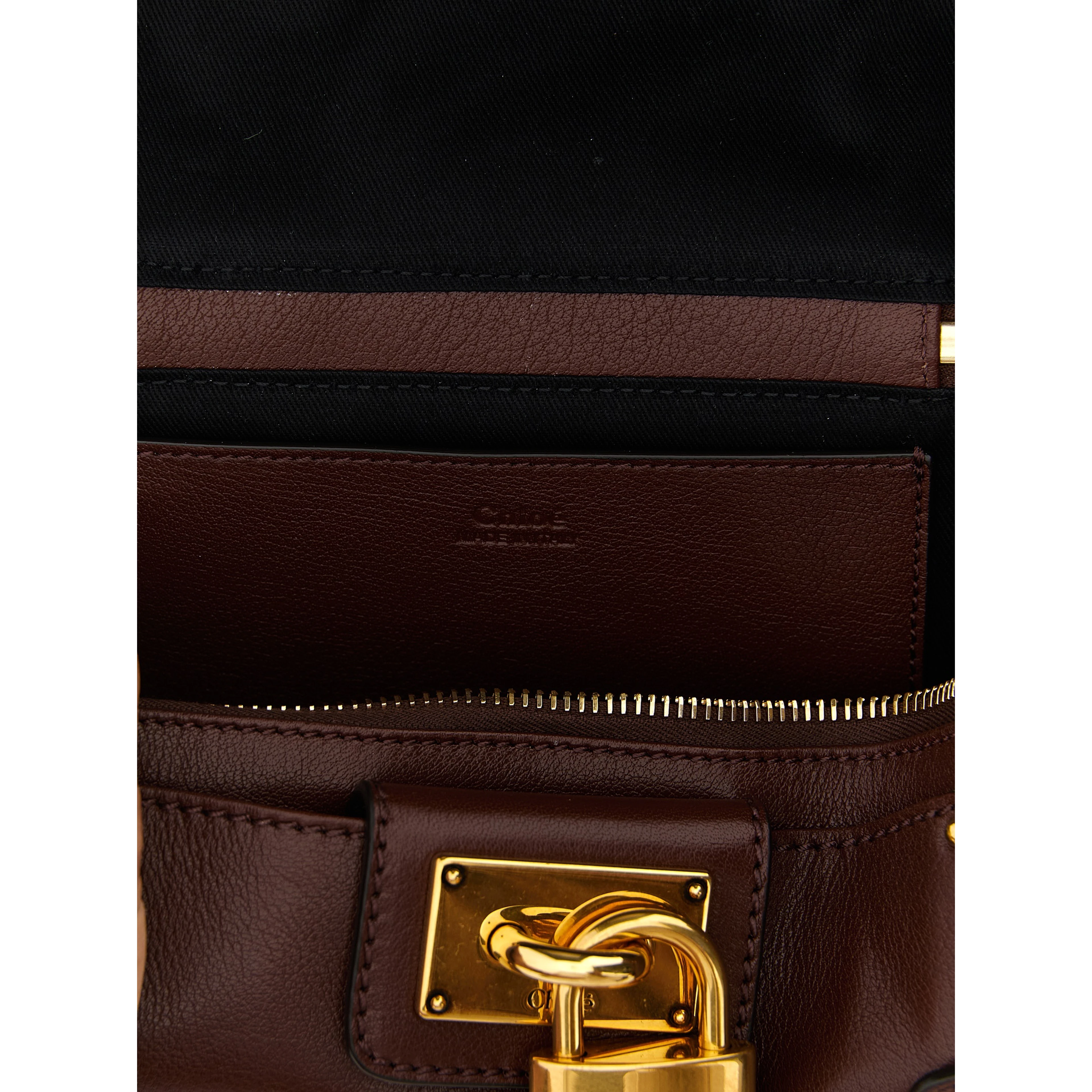 Brown Buffalo Leather Shoulder Bag