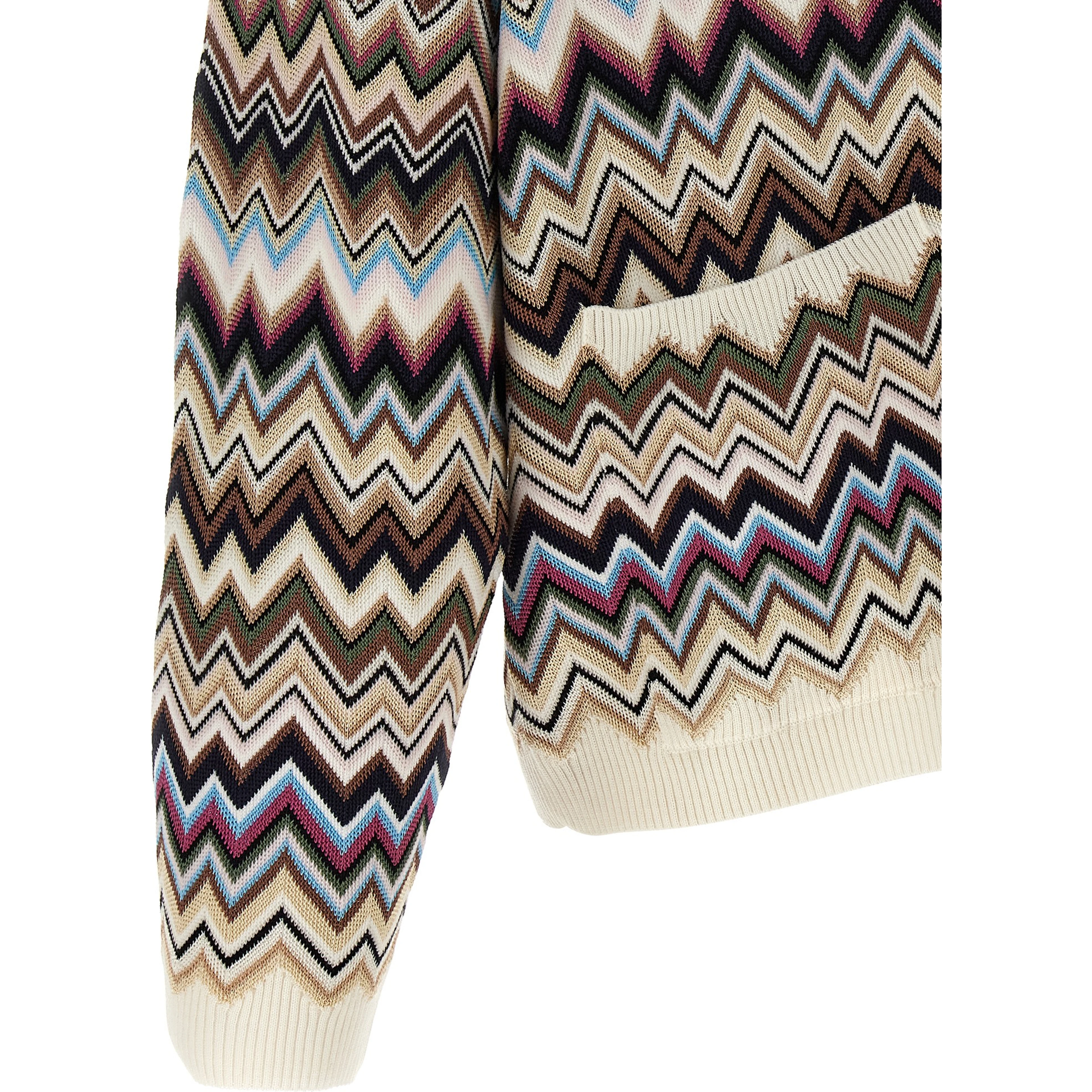 Multicolor Viscose Cardigan