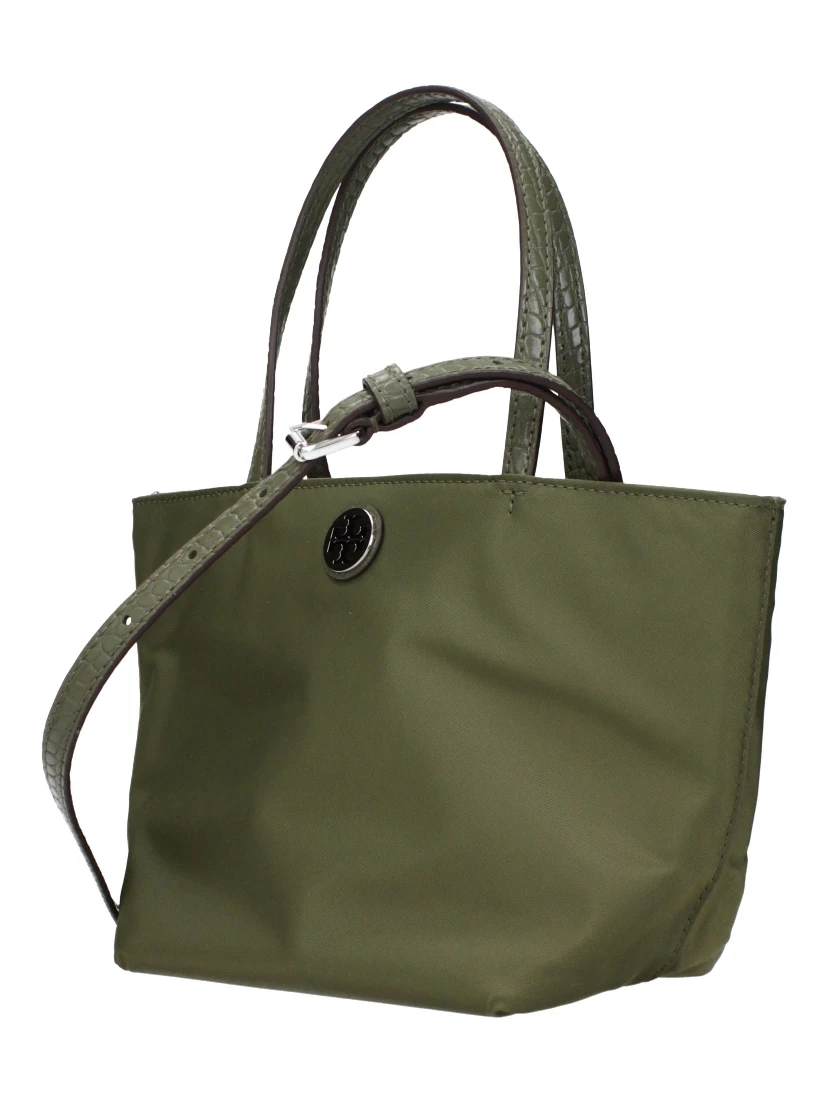 Green Nylon Handbag