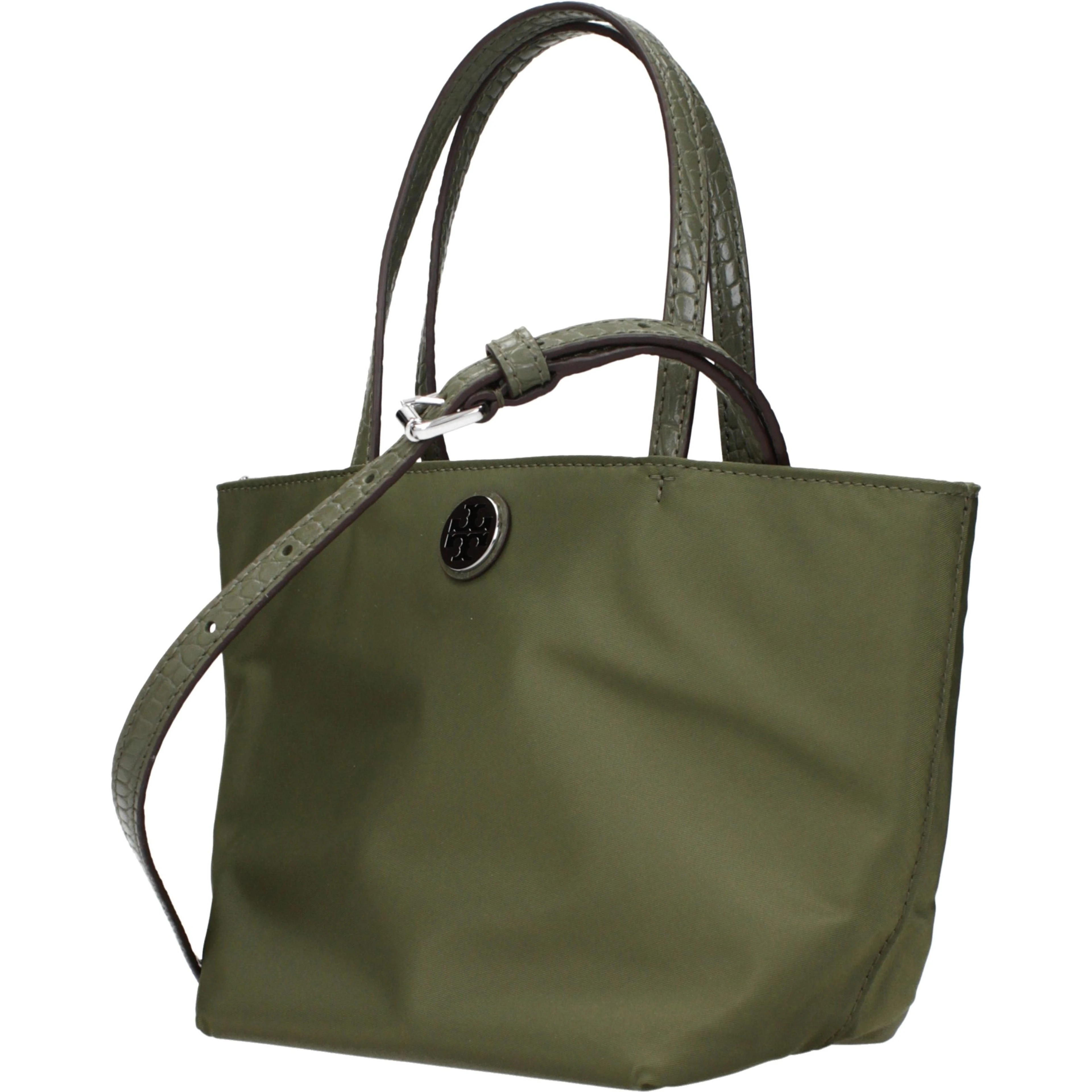 Green Nylon Handbag