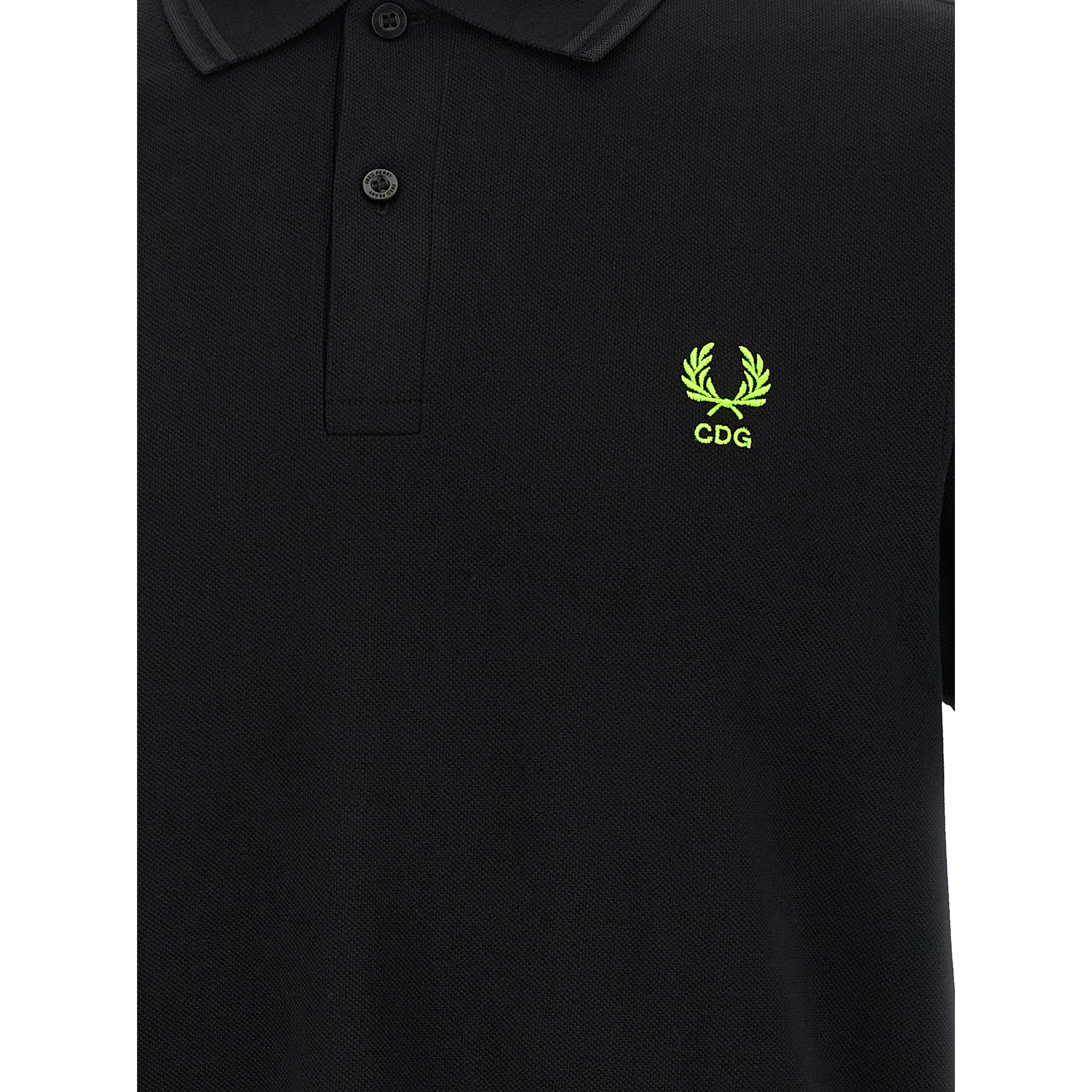 Bicolor Cotton Polo Shirt