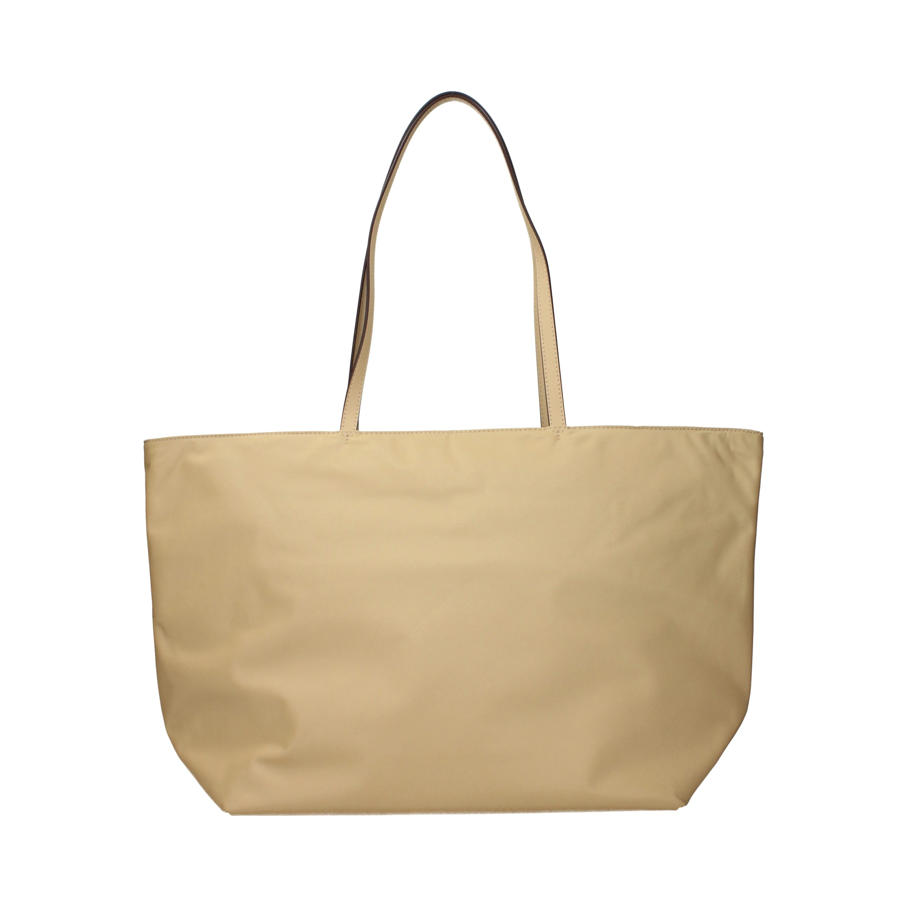 Beige Fabric Shoulder Bag