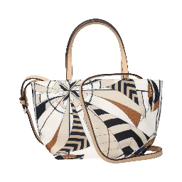 Beige Nylon Handbag