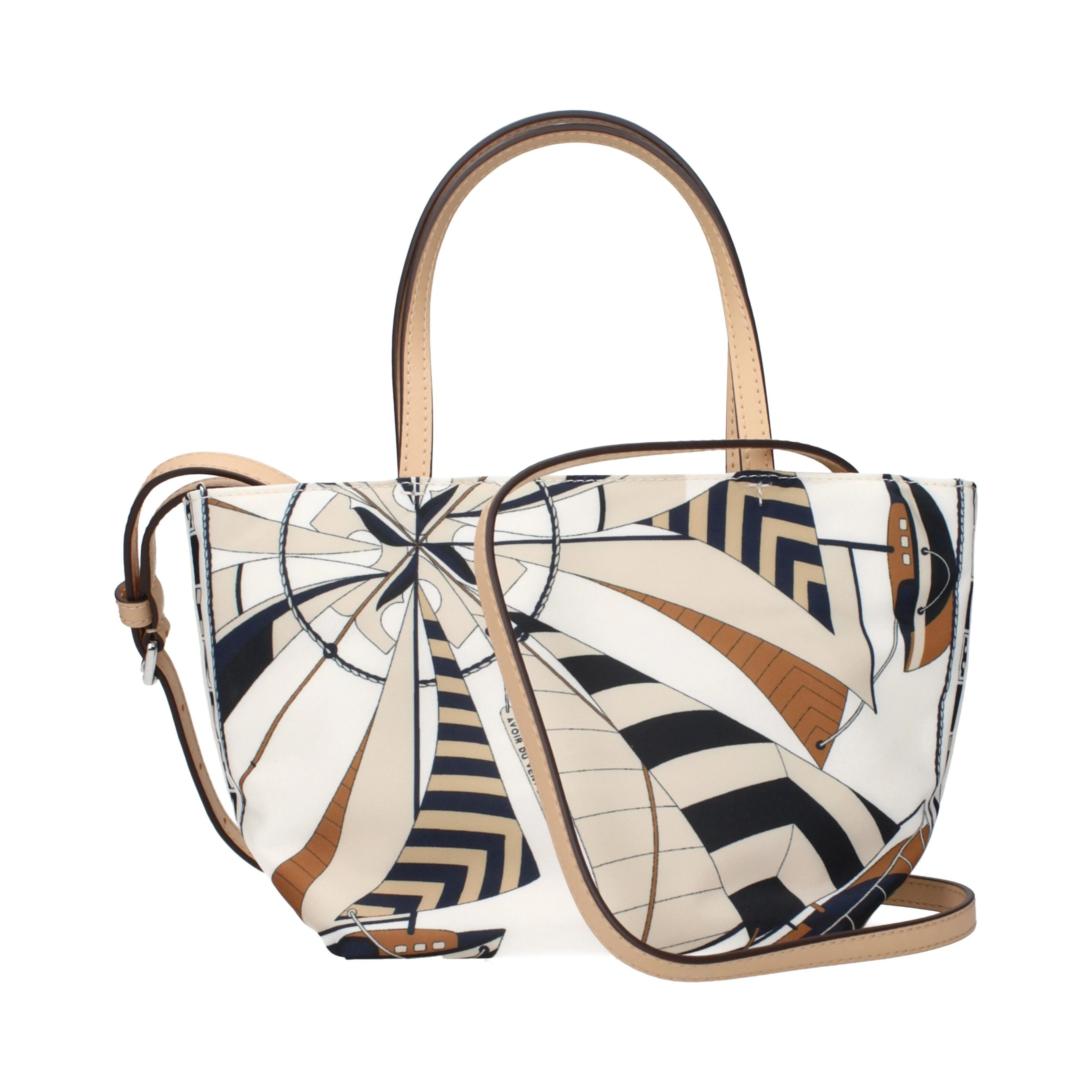 Beige Nylon Handbag