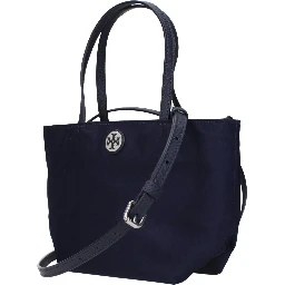 Blue Nylon Handbag