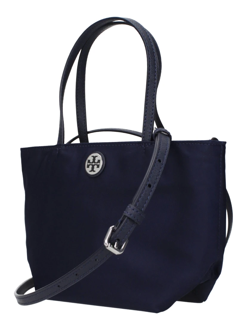 Blue Nylon Handbag
