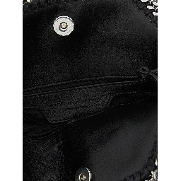 Brown Polyester Handbag