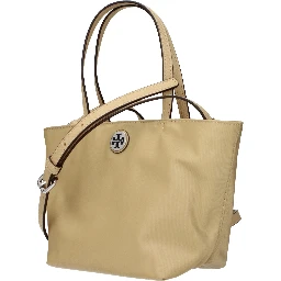 Beige Nylon Handbag