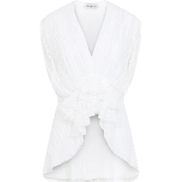 Alberta Ferretti Tulle Top