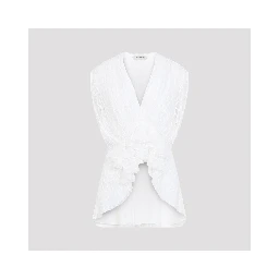 Alberta Ferretti Tulle Top