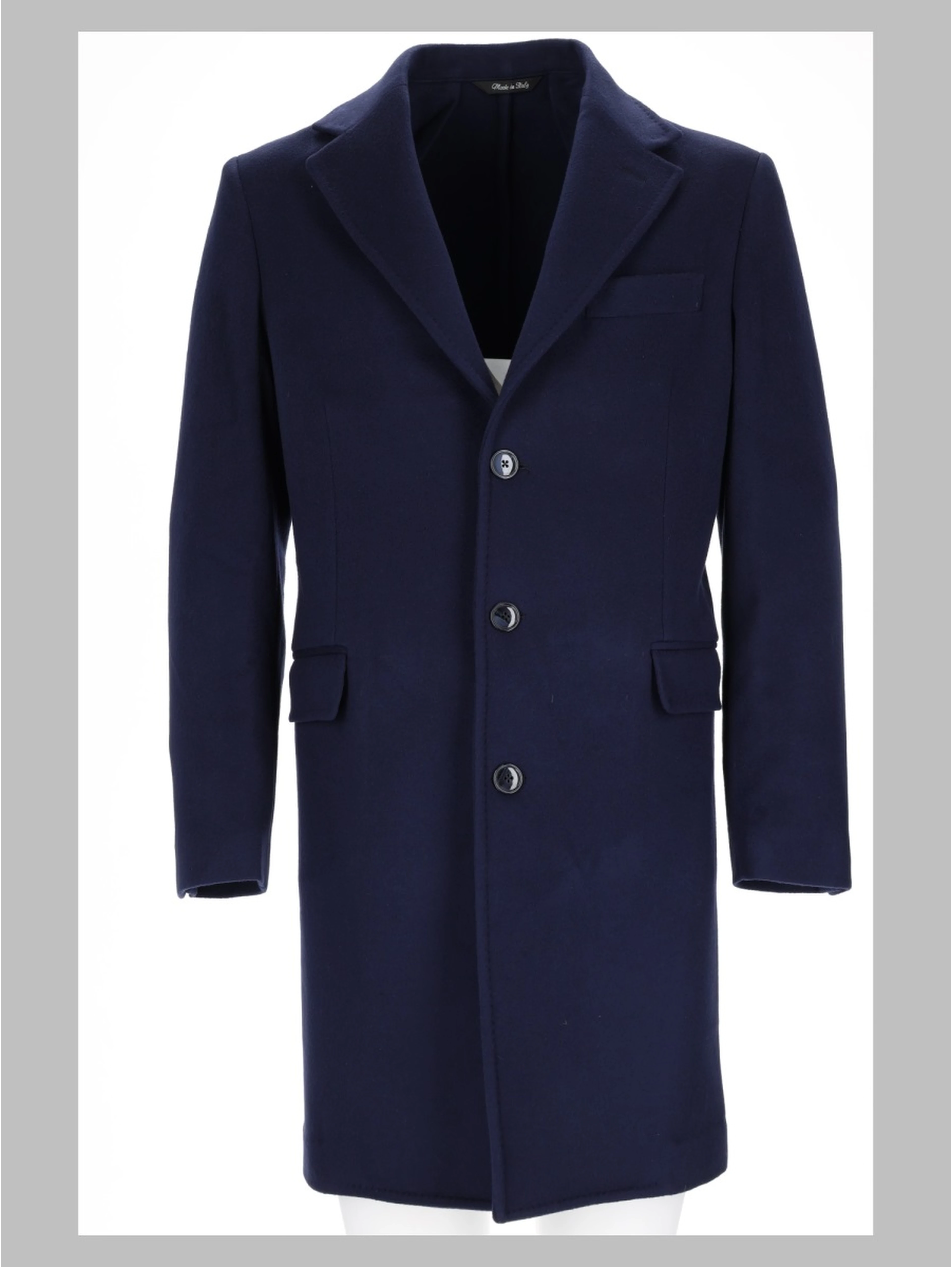 Cappotto Monopetto in Lana