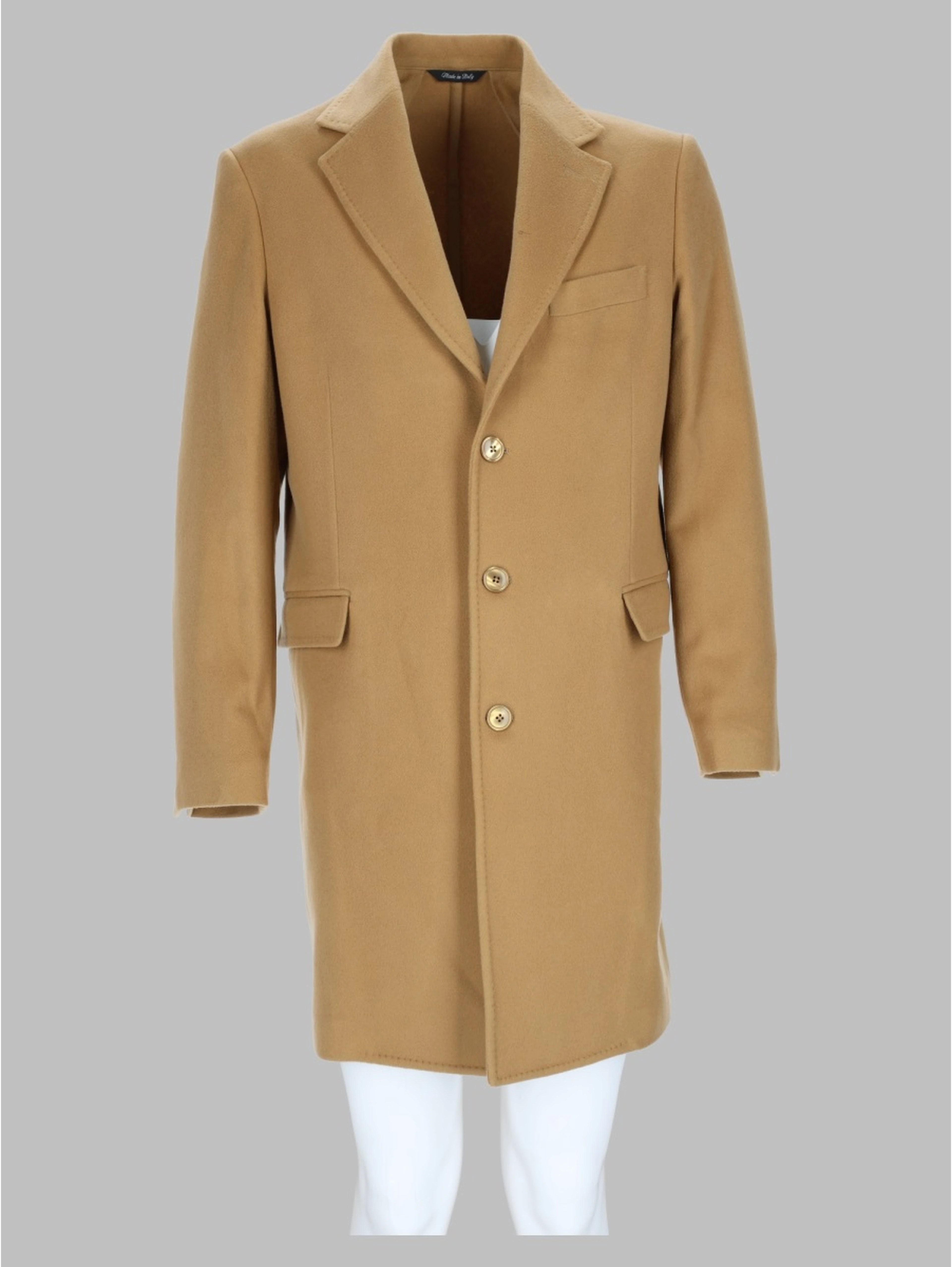 Cappotto Monopetto in Lana