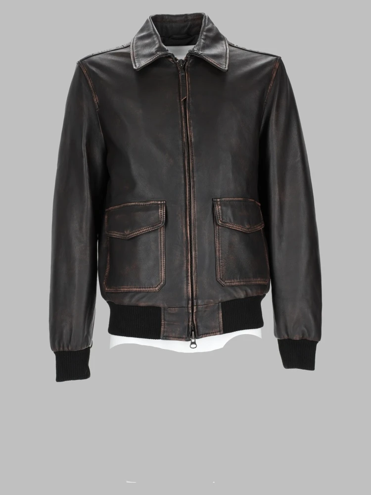 Giacca in Pelle