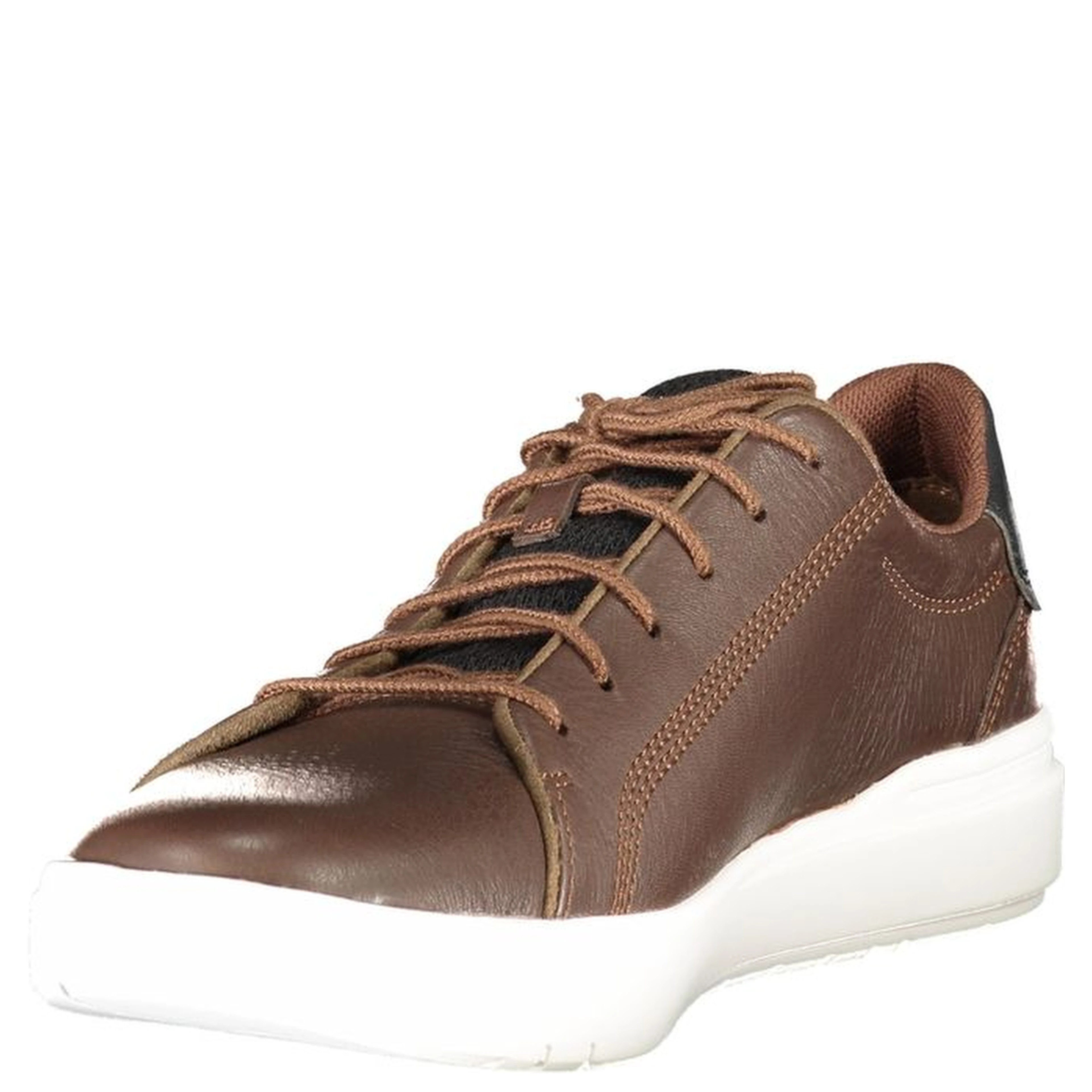 Brown Leather Men Sneaker