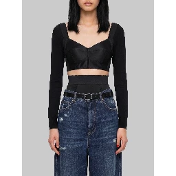 Top bustier in satin