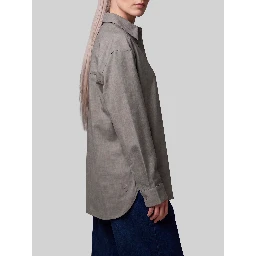 Oana shirt in light taupe melange