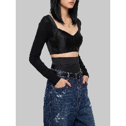 Top bustier in satin