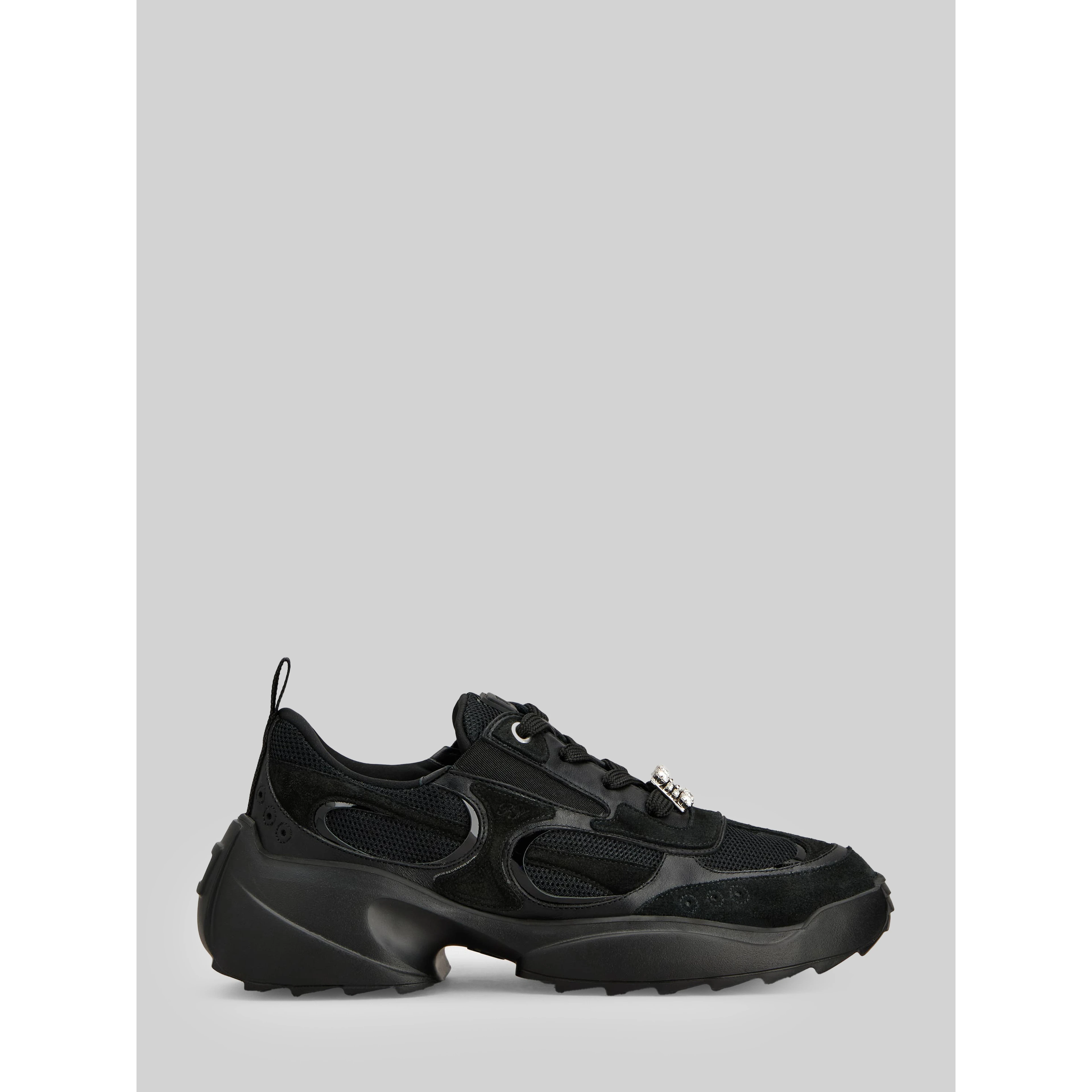 Viv' on the Run sneakers in leather and fabric