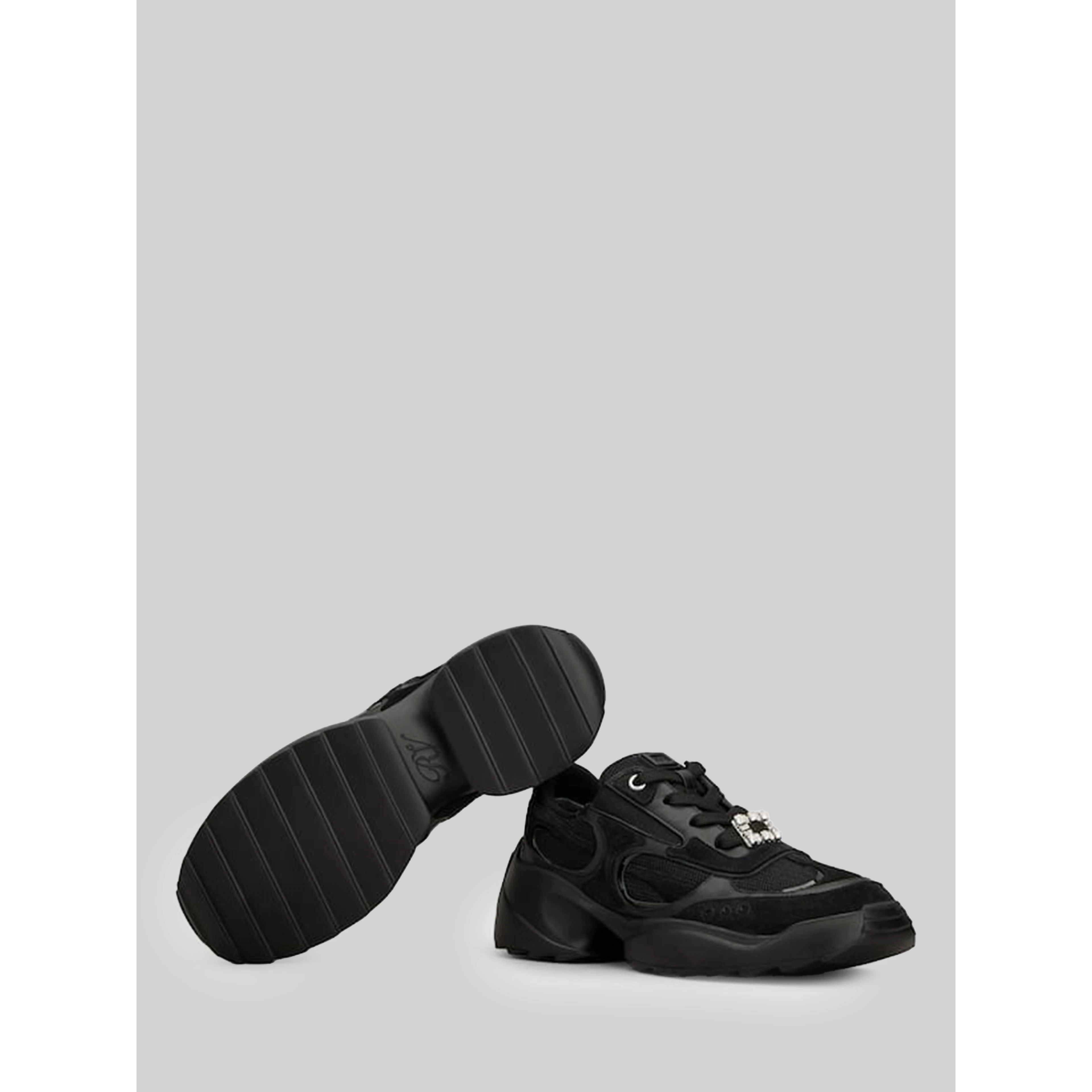 Viv' on the Run sneakers in leather and fabric