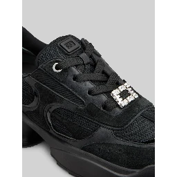 Viv' on the Run sneakers in leather and fabric