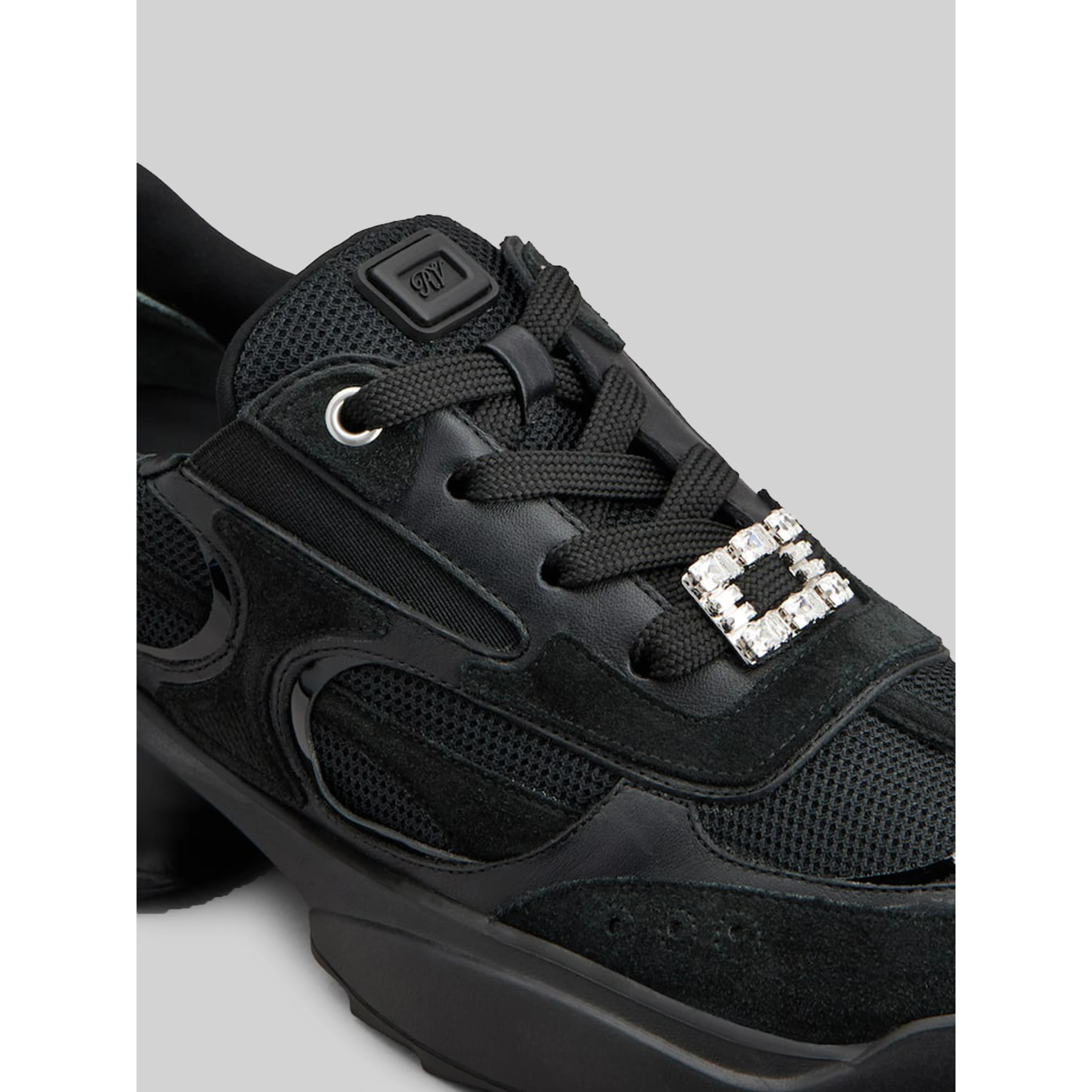 Viv' on the Run sneakers in leather and fabric