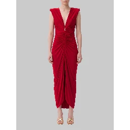 Viscose jersey evening dress